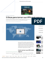 5 Dicas Para Tornar Sua VPN Mais Segura