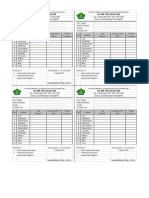 Contoh Format Kartu SPP RA Miftahuasalam