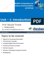 Mobile Computing and Wireless Communication (2170710) : Unit - 1: Introduction (Signals)
