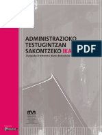 Administrazioko Testugintzan Sakontzeko Ikastaroa PDF