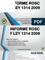 Informe Rosc y Ley 1314 de 2009