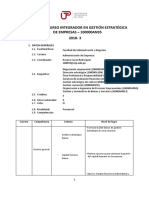 Gestión estratégica de empresas