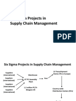 Six Sigma Projects in Supply Chain Management