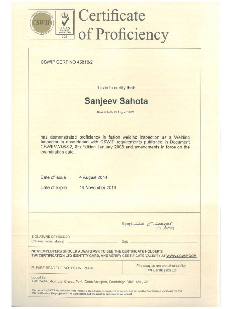Professional Certification | PDF