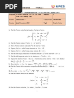 Tutorial 4 (MATH 1010)