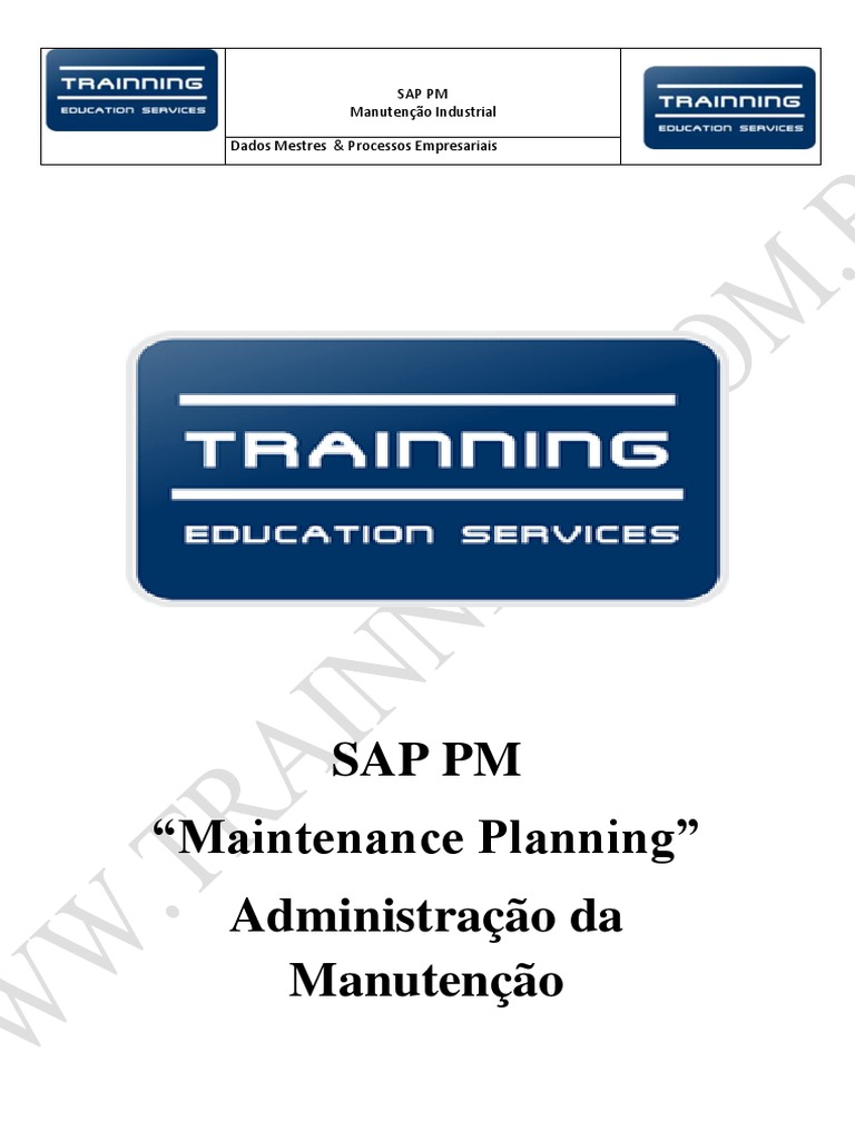 2° Apostila SAP PM Modulo 5 - Manuten - o Industrial - v2 | PDF | Cães ...