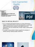 PPT On Virtual Reality and Augmented Reality