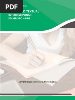 Plano de Aula Interdiciplinar Matematica