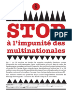 Dossier de presse : stop à l’impunité des multinationales