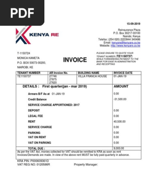 15-Sep-2019 Invoice Schedule Report