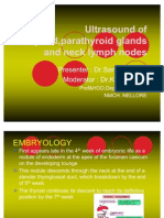 Ultrasound features of thyroid pathologies