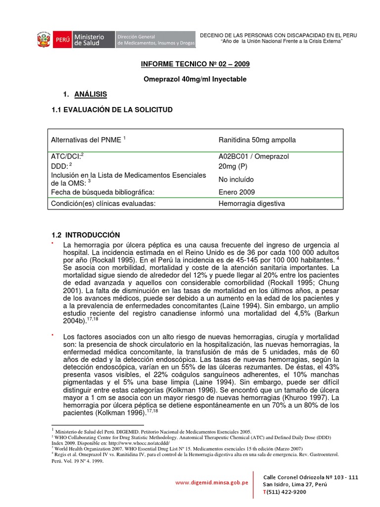Omeprazol PDF Endoscopia El embarazo