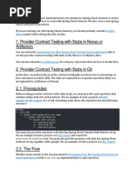 Provider Contract Testing With Stubs in Nexus or Artifactory