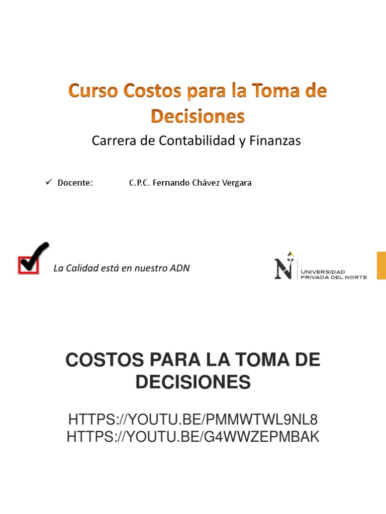 Contabilidad de Costos y Decisiones | PDF | Contabilidad | Costo