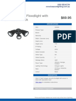 Alert II 2 Light Floodlight With Sensor in Black PDF