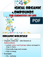 Biological Organic Compounds: The Chemistry of Life