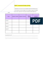 Elaborate - Assessment Strategy Checklist 2