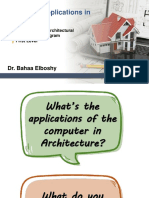 Computer Applications in Architecture: Dr. Bahaa Elboshy