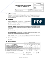 Identificación y Evaluación de Aspectos Ambientales