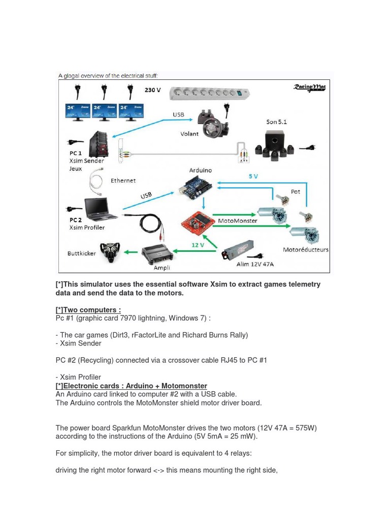Xsim Software for Racing Simulation Setup | PDF | Arduino | Personal ...