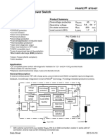 Smart High-Side Power Switch: Product Summary