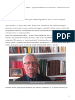 “Libertà è Riappropriarsi Del Lavoro, Non Liberarsene”. Parla Maurizio Iacono