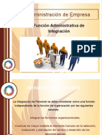 Función de Integración 2019-1