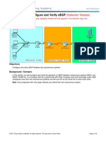 3.5.3.4 Packet Tracer - Configure and Verify EBGP - ILM