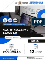 SEACE 3.0: Siaf-Rp, Siga-Mef Y