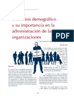 El Análisis Demográfico y Su Importancia en La Administración de Las Organizaciones