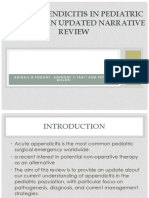 Acute Appendicitis in Pediatric Patients