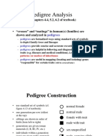 Pedigree Analysis: (Cf. Chapters 4.4, 5.2, 6.2 of Textbook)