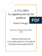 HEIDEGGER MARTIN - La Palabra.PDF