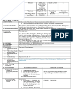 Daily Lesson Plan: School Grade Level