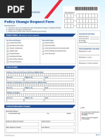 Policy Change Request Form