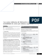 Los Costos Indirectos de Fabricación en El Sistema de Contabilidad