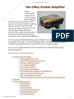 How To Build The CMoy Pocket Amplifier