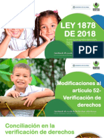 Ley 1878 de 2018 (Reforma A La Ley 1098 de 2006)