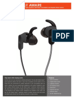 Lightning Connector Sport Earphone With Noise Cancellation and Adaptive Noise Control
