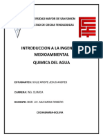 Cuestionario Quimica Del Agua