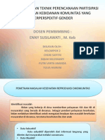Mengaplikasikan Teknik Perencanaan Partisipasi Pada Asuhan Kebidanan Komunitas Yang Berperspektif Gender