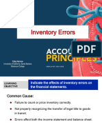 Inventory Errors