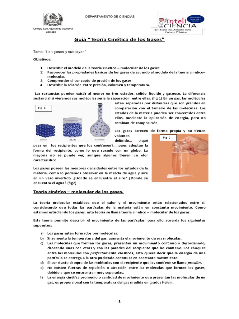 Guia de Estudio Leyes de Los Gases | PDF | Gases | Mole (Unidad)