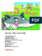 The Boy Who Cried Wolf: Character