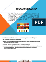 Calidad e innovación educativa: Factores clave