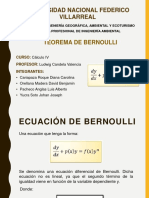 Teorema de Bernoulli Final