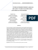 Detection of Pinworm (Enterobiusvermicularis) Egg Among Children Aged 3-7 Years in Tagumpay, Rizal Using Perianal Swab Method