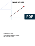 Persamaan Garis Lurus (Pertemuan 4)