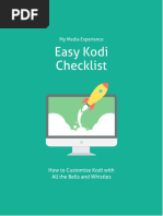 Easy Kodi Checklist