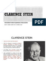 Modern Town Planning Thoughts of Clarence Stein